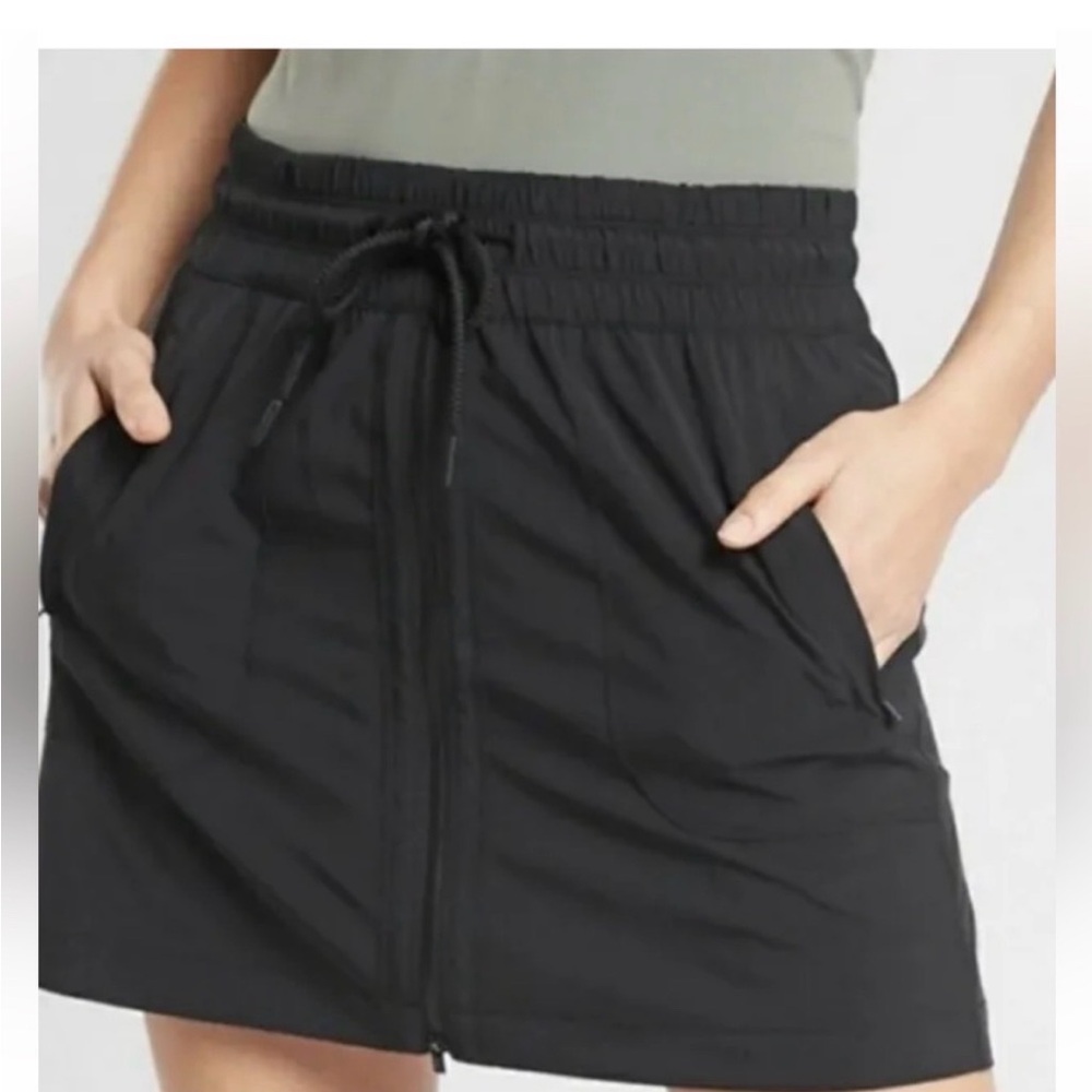 Athleta Black Mini Skirt - Picture 1 of 7